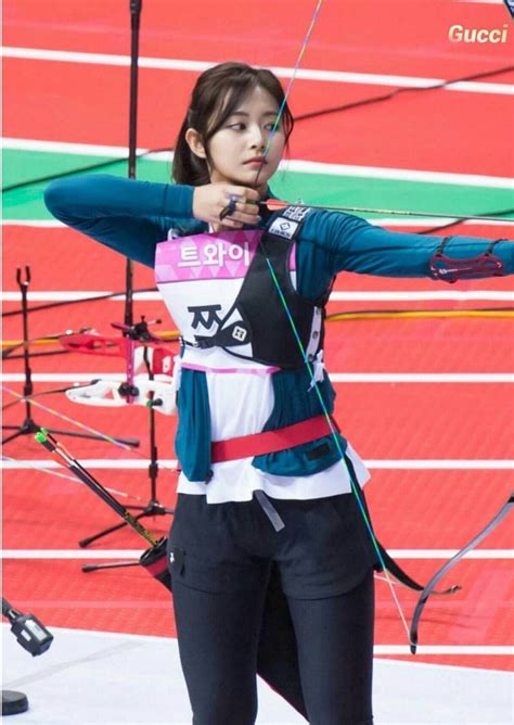 Pin By ʕ•ᴥ•ʔ On Twice 트와이스 ️ ️ Archery Girl Sport Girl Beautiful