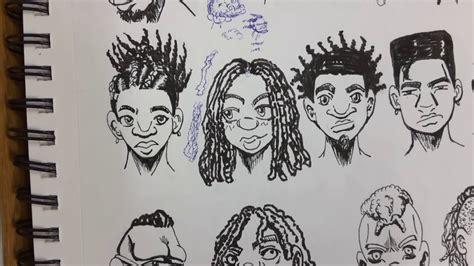 Re Up How To Draw Manga Style Black People Youtube