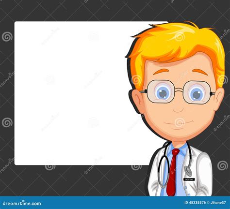 Doctor Cartoon Posing Stock Illustration Illustration Of Doctor 45335576