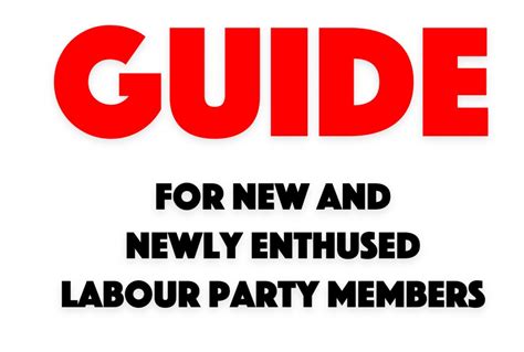 Guide For New Members Labour Party Marxists