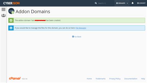 How To Add Addon Domains In Cpanel Knowledgebase Cyberison