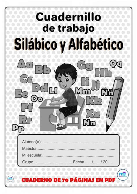 Cuadernillo De Trabajo Silábico Alfabético I Material Educativo