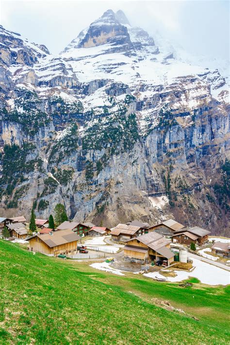 The Alps At Gimmelwald And Murren In Switzerland 1990662 Stock Photo At