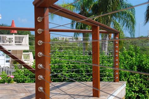 How much do cable railings cost? Superb Metal Deck Railing Systems #8 Stainless Steel Cable ...