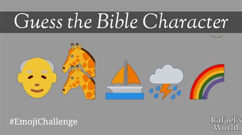 Emoji Bible Quiz Guess The Bible Character Quiz Part 1 Biblequiz