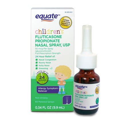 Fluticasone propionate (flonase) nursing implications. Equate Children's Fluticasone Propionate Nasal Spray, 50 ...