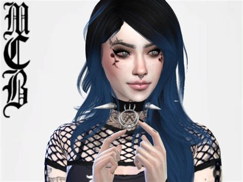 Heartless And Rose Face Tattoos By Maruchanbe At Tsr Sims 4 Updates