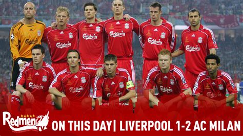 Visit the ac milan official website: On This Day: Liverpool 1-2 AC Milan - The Redmen TV
