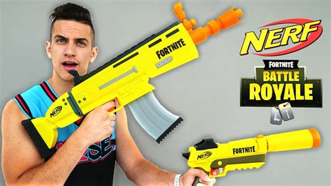 Nerf Fortnite Scar Blasters In Real Life Youtube