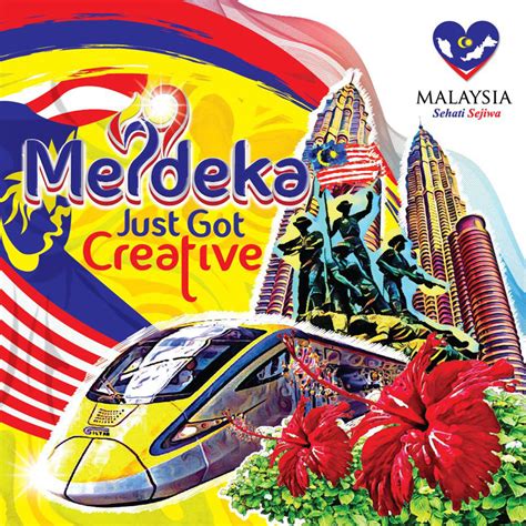 This is 63rd years merdeka collaboration video. (Malay) Pertandingan Reka Poster Merdeka 2016 - Graphic ...