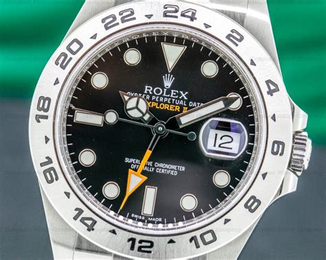 34800 Rolex 216570 Explorer Ii Black Dial Ss Full Set 2019