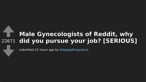 Why Male Gynecologists Choose To Specialize In Women S Health Insight From Reddit Youtube
