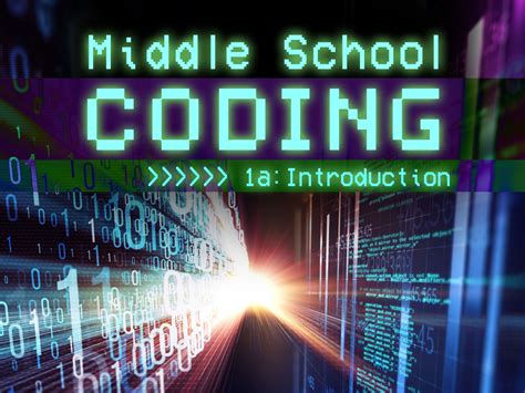 Middle School Coding 1a Introduction Edynamic Learning
