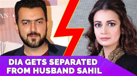 dia mirza announces her separation from husband sahil sangha youtube