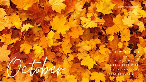 October Desktop Wallpapers - The Lifestyle Of a Student
