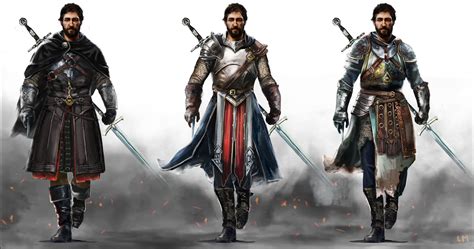 Artstation Medieval Knight Concept Assassins Creed Fan Art Style