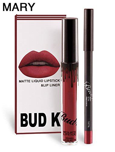 Lipstick Matte Liquid Lipstickslips Pencil Me Kilie Red Lipkit