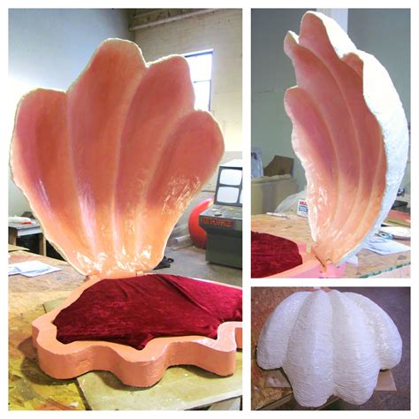 Giant Clam Shell Prop For A Night Club Illumivation Studios Ariel