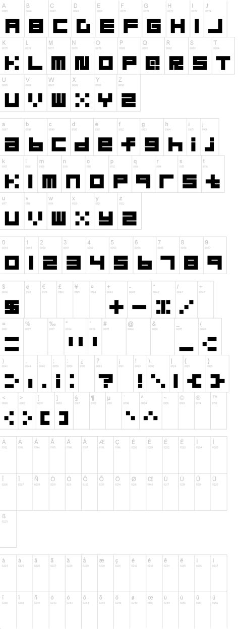 This block font brings in the specialty of a stitched look. Block Font | dafont.com