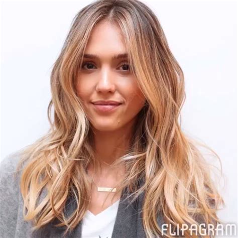 See Jessica Alba S Balayage Hair Tranformation On Instagram Marie Claire