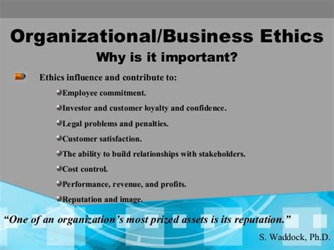 These are rules that businesses must accept and follow in its day to day operations for the welfare of society and all its stakeholders. Organizational ethics