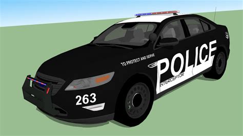 2012 Ford Police Interceptor Taurus Sho 3d Warehouse