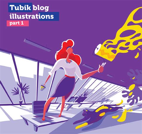 Graphic Design Tubik Blog Illustrations On Behance