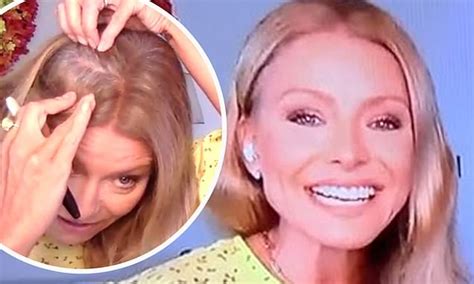 Kelly Ripa Reveals She Cut Her Own Hair With Kitchen Scissors Daily Mail Online