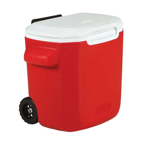 Coleman 16 Quart Performance Cooler With Wheels Red