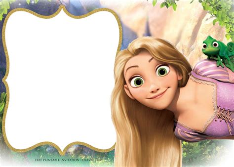 Free Rapunzel Invitation Template Download Hundreds Free Printable