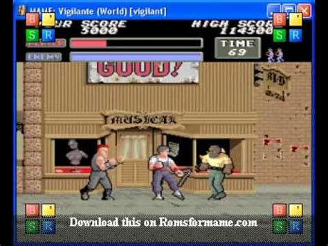 Best of mame roms - Vigilante - www.romsformame.com - YouTube
