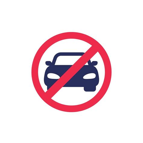 Do Not Park Or No Cars Sign 13652443 Vector Art At Vecteezy