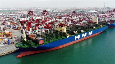 Get the latest live position for the hmm algeciras. World's largest container ship HMM Algeciras starts maiden ...