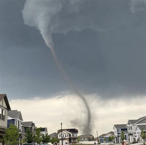 A Shot Of Yesterdays Non Supercell Tornado Near Firestone Co Rpics