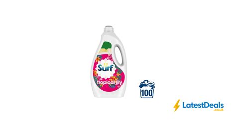 Surf Tropical Lily Concentrated Liquid Laundry Detergent 100 Washes £