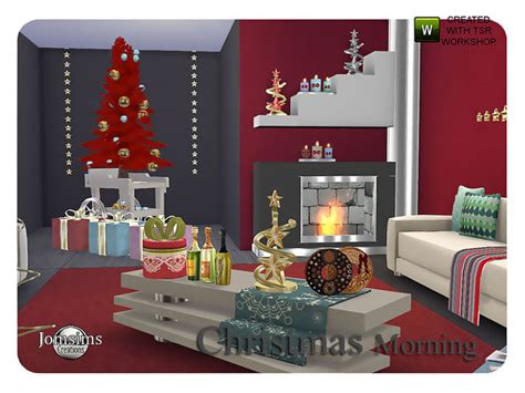 Christmas Morning Living By Jomsims At Tsr Sims 4 Updates