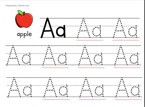 Free Printable Letter Tracing Worksheets