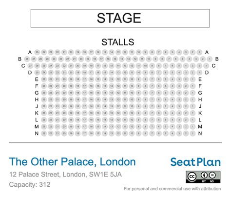 The Other Palace London Seating Plan And Seat View Photos Seatplan