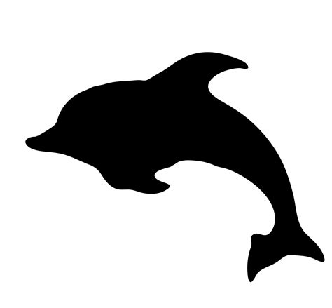 Dolphin Silhouette Clipart Free Stock Photo Public Domain Pictures