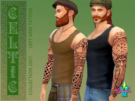 Simmiev Celtic Left Arm Tattoo The Sims 4 Catalog