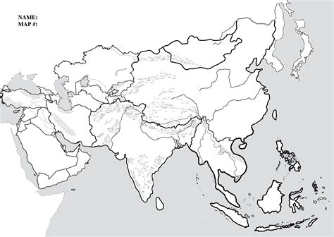 Symetrie Kompliment zalévat květinu asia physical blank map Ponurý S pozdravem velryba