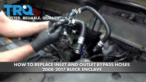 How To Replace Inlet And Outlet Bypass Hoses Buick Enclave
