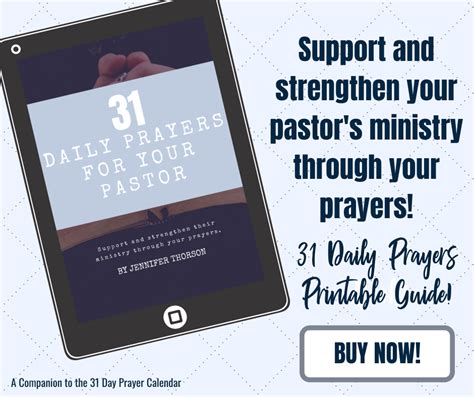 31 Daily Prayers For Your Pastor The Purposeful Mom