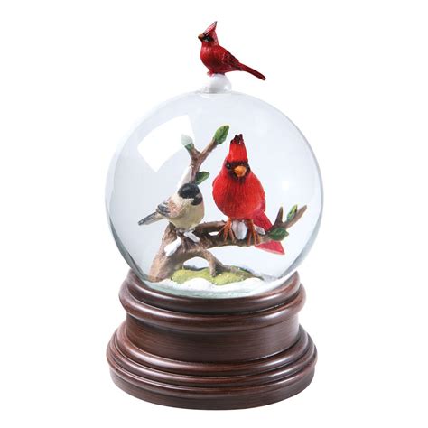 Christmas Cardinals Snow Globes Christmas Wikii
