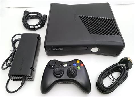Restored Microsoft Xbox 360 S Slim 4gb Gaming Console Bundle Used Refurbished