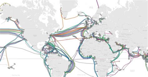Mapa De Todos Los Cables Submarinos Del Mundo Actualizado A 2018
