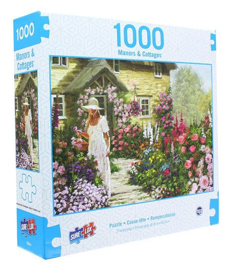 Manors And Cottages 1000 Piece Jigsaw Puzzle Secret Garden Free Ship