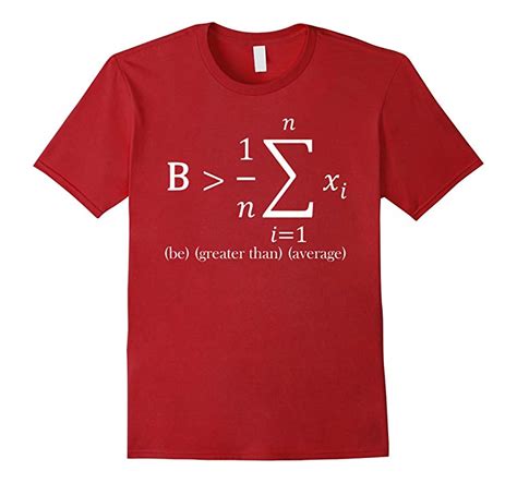 Be Greater Than Average Math T Shirt Math Equation T Shirt Bn Banazatee