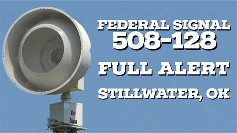 Federal Signal 508 128 Full Alert Stillwater Oklahoma 71323