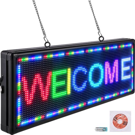 Retail And Services Led Sign Programmable Scrolling Message Display